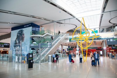 Image of Dublin airport interior
