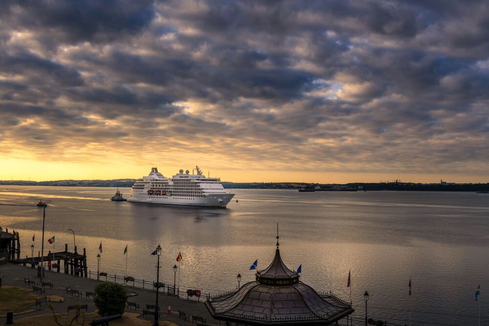 Cruise Ship in Ireland